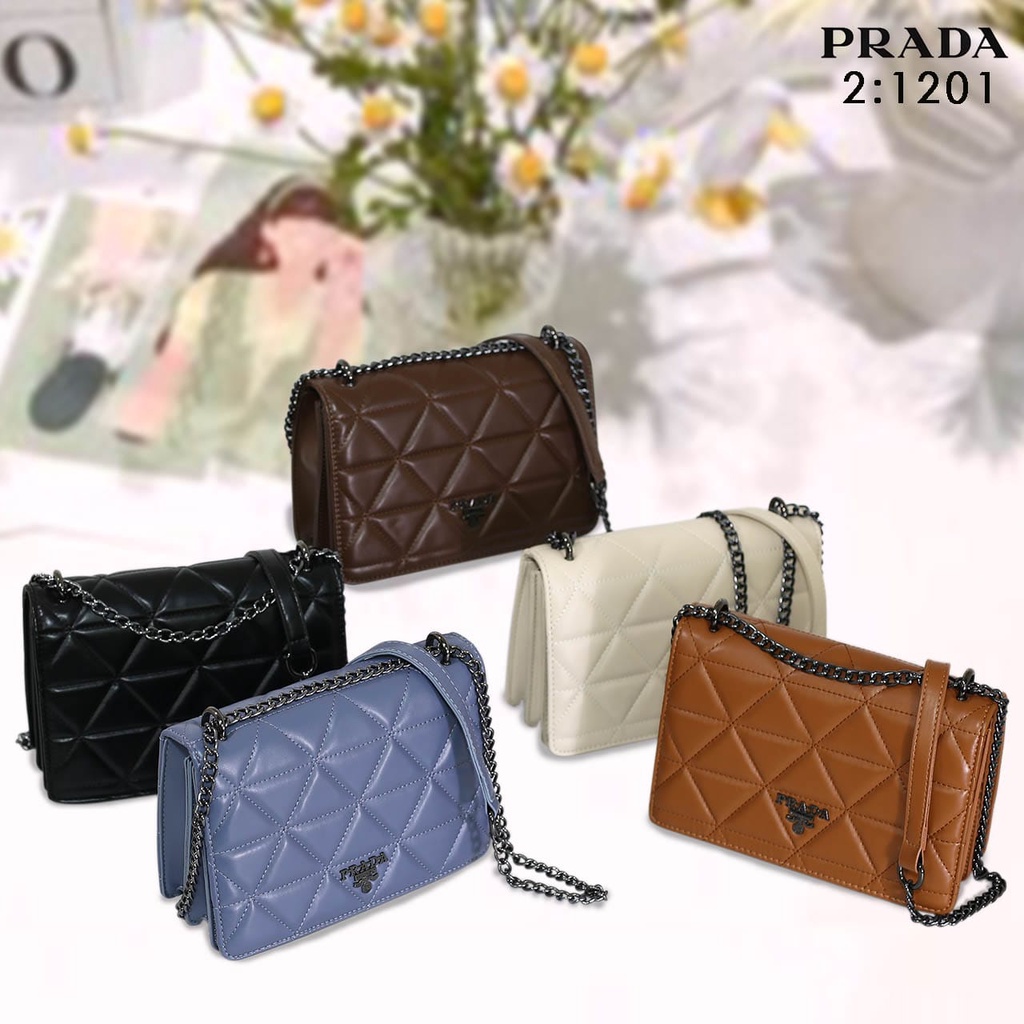 Tas SELEMPANG PRADA 1201 ZXC 57 batam impor original fashion branded reseller sale