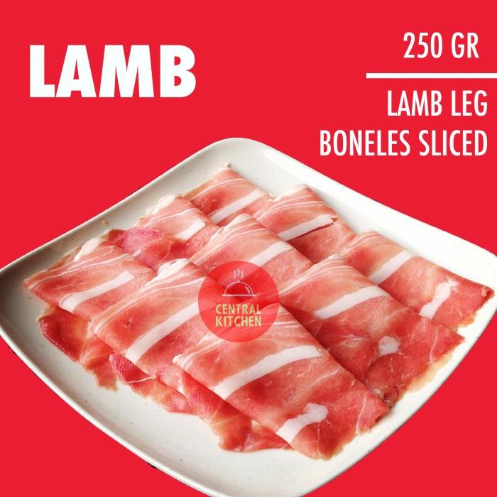 

Meat | Lamb Leg Boneless Aus Slice 250Gr / Daging Paha Domba Muda Aus Slice