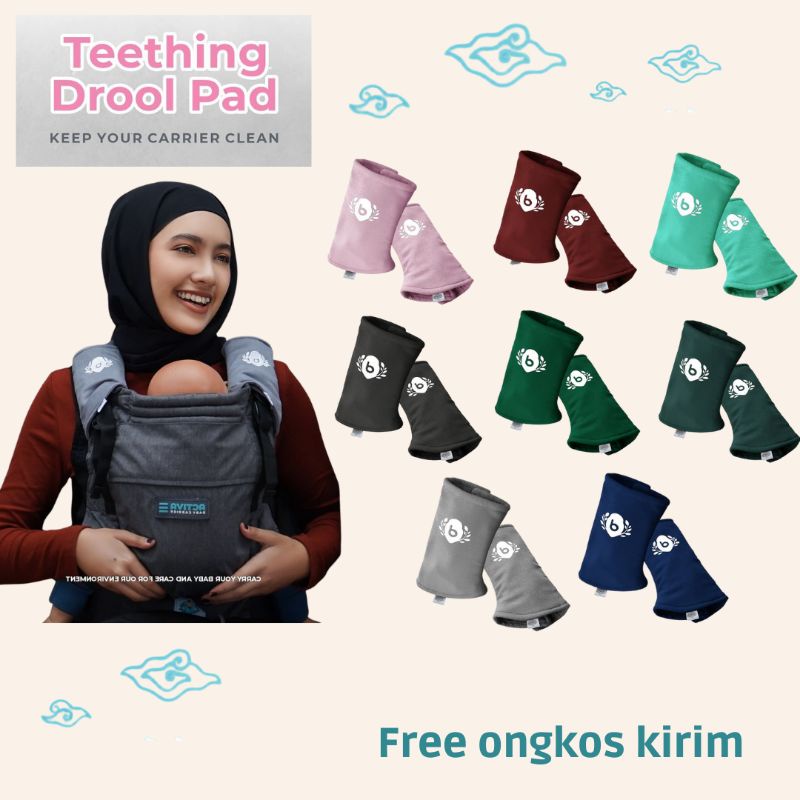 BAYIKU.ID TEETHING DROOLPAD READY STOCK