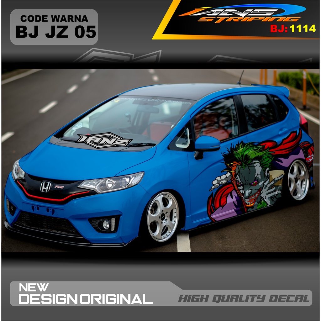 DECAL STICKER MOBIL JAZZ / STIKER MOBIL BRIO / DECAL STIKER MOBIL SWIFT / STIKER MOBIL TOYOTA / DECAL STICKER MOBIL / STIKER YARIS AYLA