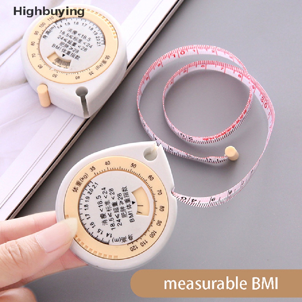 Hbid BMI Meteran Pengukur Badan / Pinggang / Dada / Kaki Retractable Mini Portable Glory