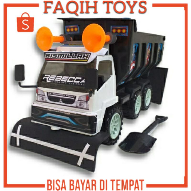 Truk Oleng Pasir plastik bemper Jetbus Bahan Plastik 30cm