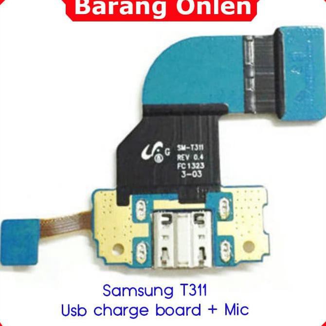 SAMSUNG TAB 3 8.0 SM T311 FLEXIBLE KONEKTOR CAS PAPAN PCB PLUGIN TOP 