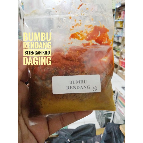 

Bumbu basah RENDANG 100g (untuk Sekilo Daging)