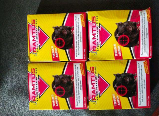 Ramtus Racun Tikus Mati Kering Pengusir Tikus Racun Tikus Ampuh Jebakan Tikus Bukan Lem Tikus Ss-01