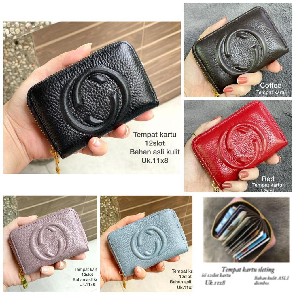 Dompet kartu card holder kulit asli kode 501