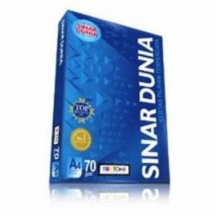

PERLENGKAPAN KANTOR ATK PAPER PRINTING KERTAS HVS A4 70 GRAM / A4 75 (PER RIM) PHOTOCOPY PUTIH BERSIH PREMIUM