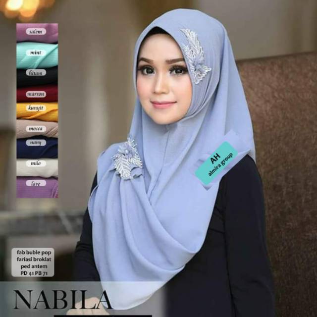 JILBAN INSTAN NABILA BY ALMIRA HIJAB