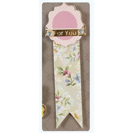 Scrapbook 3D Sticker - Greetings Tag