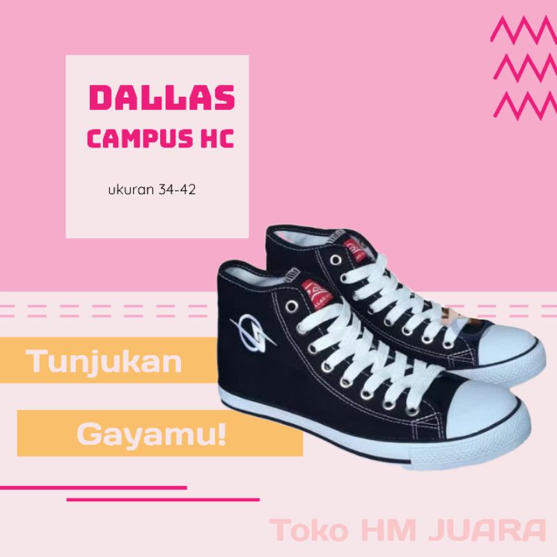 Sepatu sekolah dallas campus boot