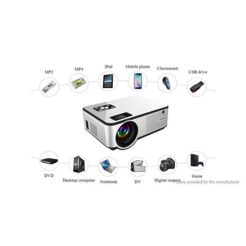 CHEERLUX MINI LED PROJECTOR C9 TV TUNER 2800 LUMENS