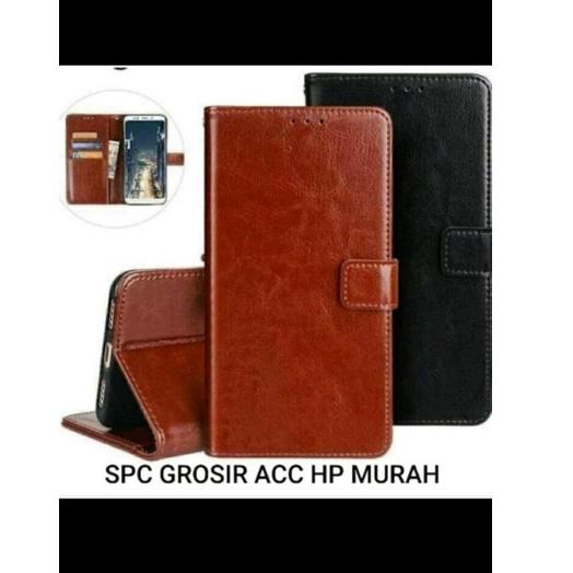 [ZA1237] CASE DOMPET KULIT HP FLIP COVER KULIT MURAH BERKUALITAS OPPO A37/A3S/A5-2020/A9/A52/A92/A72