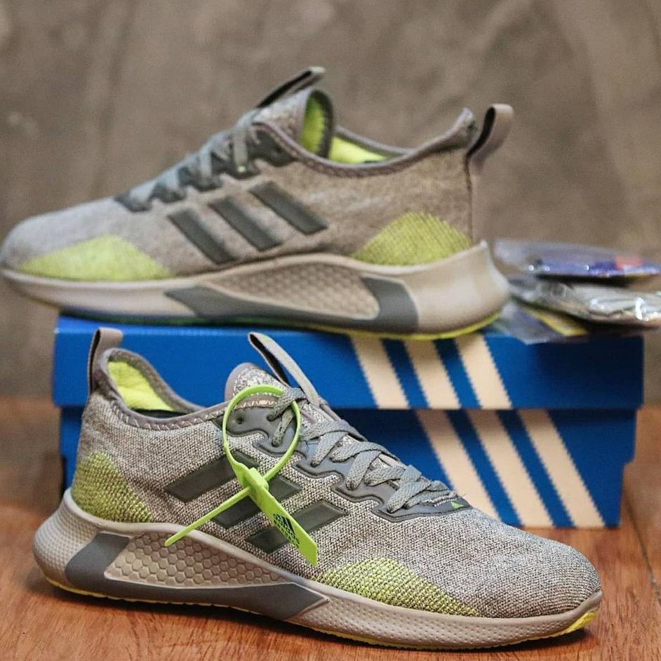 Terkini PLHNW sepatu sneakers olahraga sport running pria Adid*s_Fluidflow X import premium bisa cod
