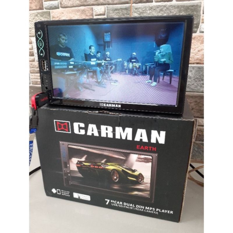 TERMURAH PROMO HEAD UNIT DECLAS CARMAN MP5 MIRROR LINK 7 INCH INCHI DIGITAL PANEL CAR DOUBLE DIN DUA