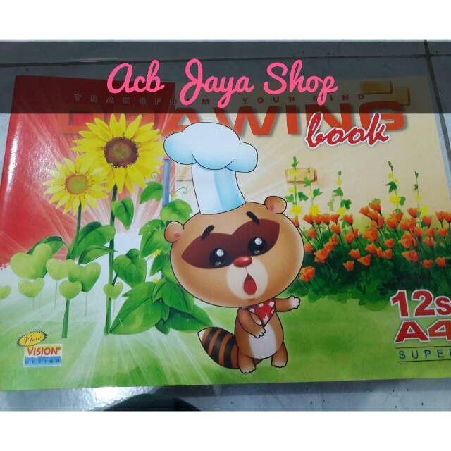 

Buku Gambar Murah A4 Vision (pcs) Murah (Acb Berkah Stationery)
