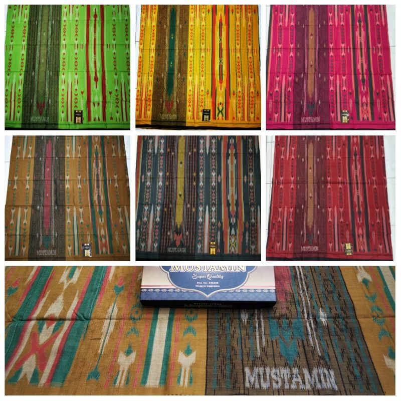 Sarung Mustamin katun Songket 3D