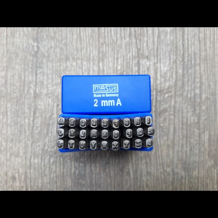 

Promo KETOK HURUF (A-Z) ukuran 2mm / LETTER (A-Z) STAMP PUNCH MERK MASUS
