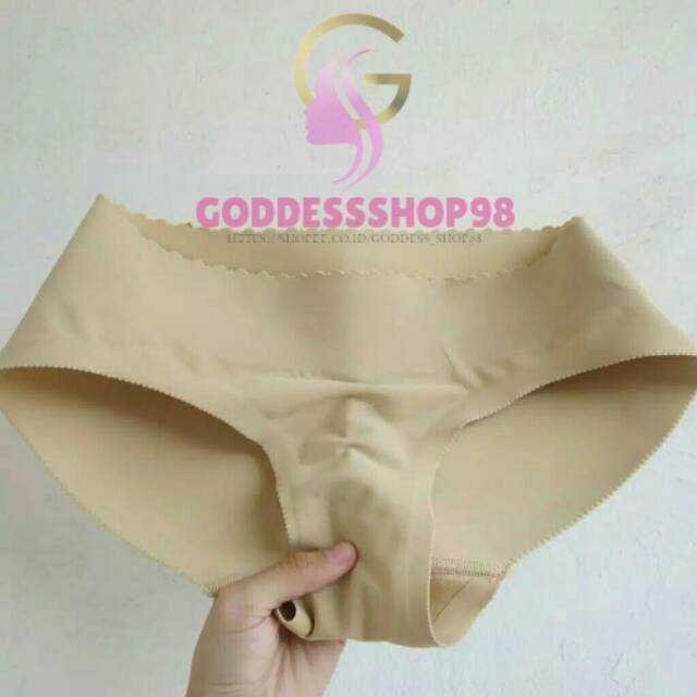 Tebal 1,5cm Celana Dalam Busa / CD Busa / Booty Sponge Pants Untuk Pantat Tepos