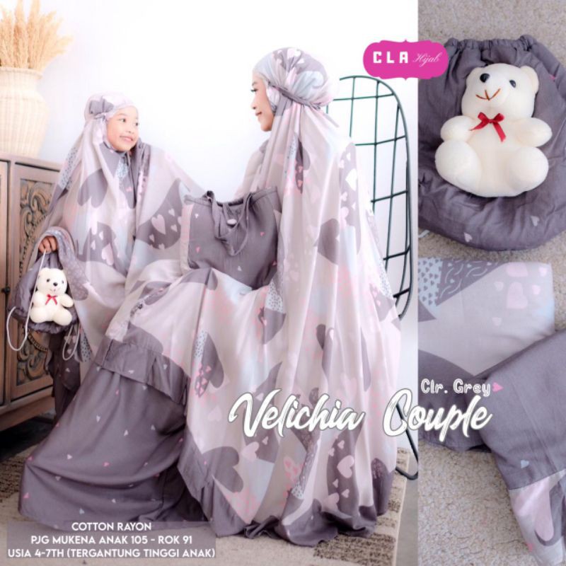 ZS VALENCHIA MUKENA COUPLE BY CLA HIJAB
