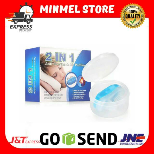 (AMPUH) ANTI SNORE DENGKUR - 2 IN 1 ANTI SNORING DEVICE ALAT ANTI NGOROK DENGKUR MENDENGKUR