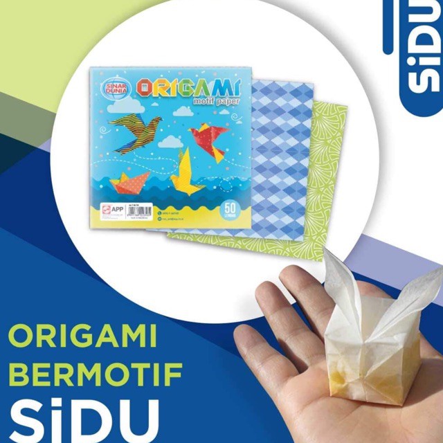 

Kertas Origami Sinar Dunia BERMOTIF 16x16 cm 50 lembar TERBAIK