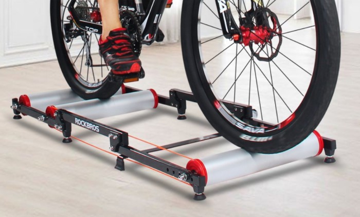 Bike Trainer Roller Sepeda Foldable Bike Roller Premium Merk Rockbros