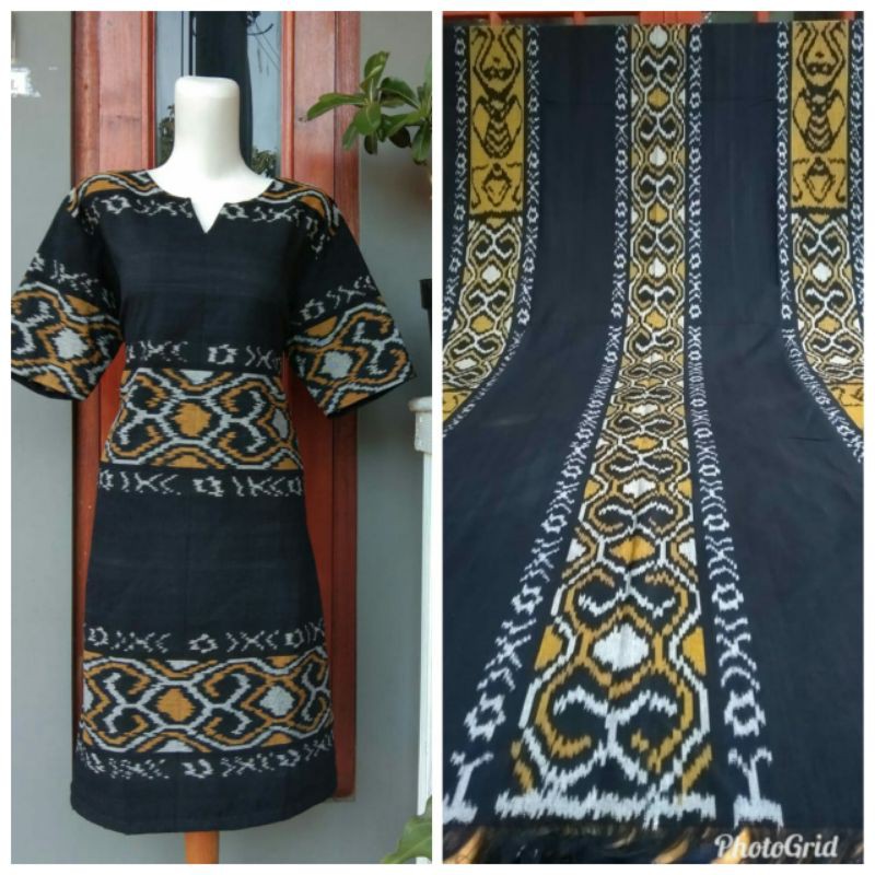 Dress tenun blangket jepara bajutenunjepara etnik DTB 24