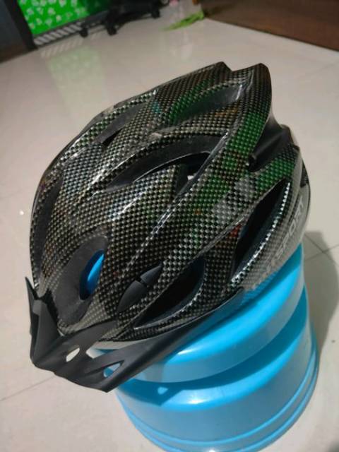Helm Sepeda Bicycle Road Bike Helmet EPS Foam PVC Shell - PHMAX WX022 - Black