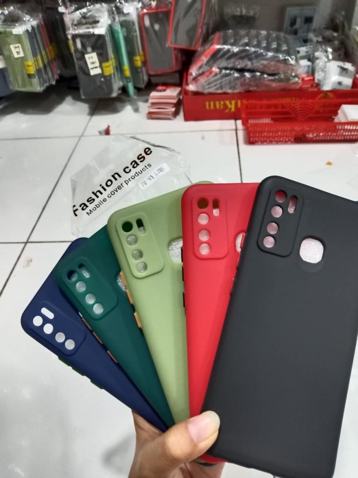 Tecno Spark 5 Pro Soft Case Candy Macaron Protector Camera Silicon - Soft Case