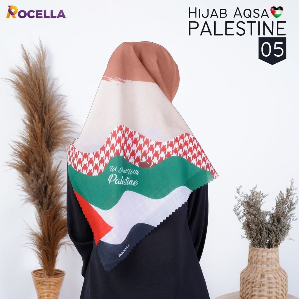 HIJAB AQSA PALESTINA - ROCELLA HIJAB PALESTINE - HIJAB MUSLIMAH