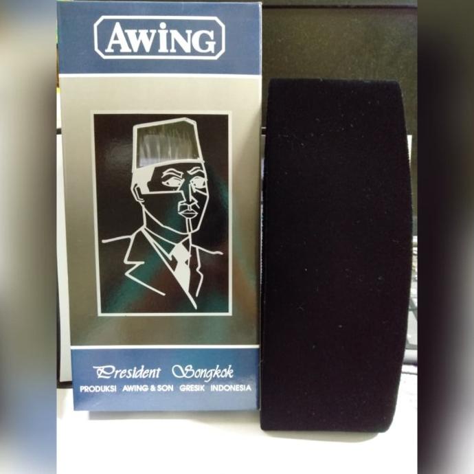 Peci Awing/Songkok Awing Hitam AC