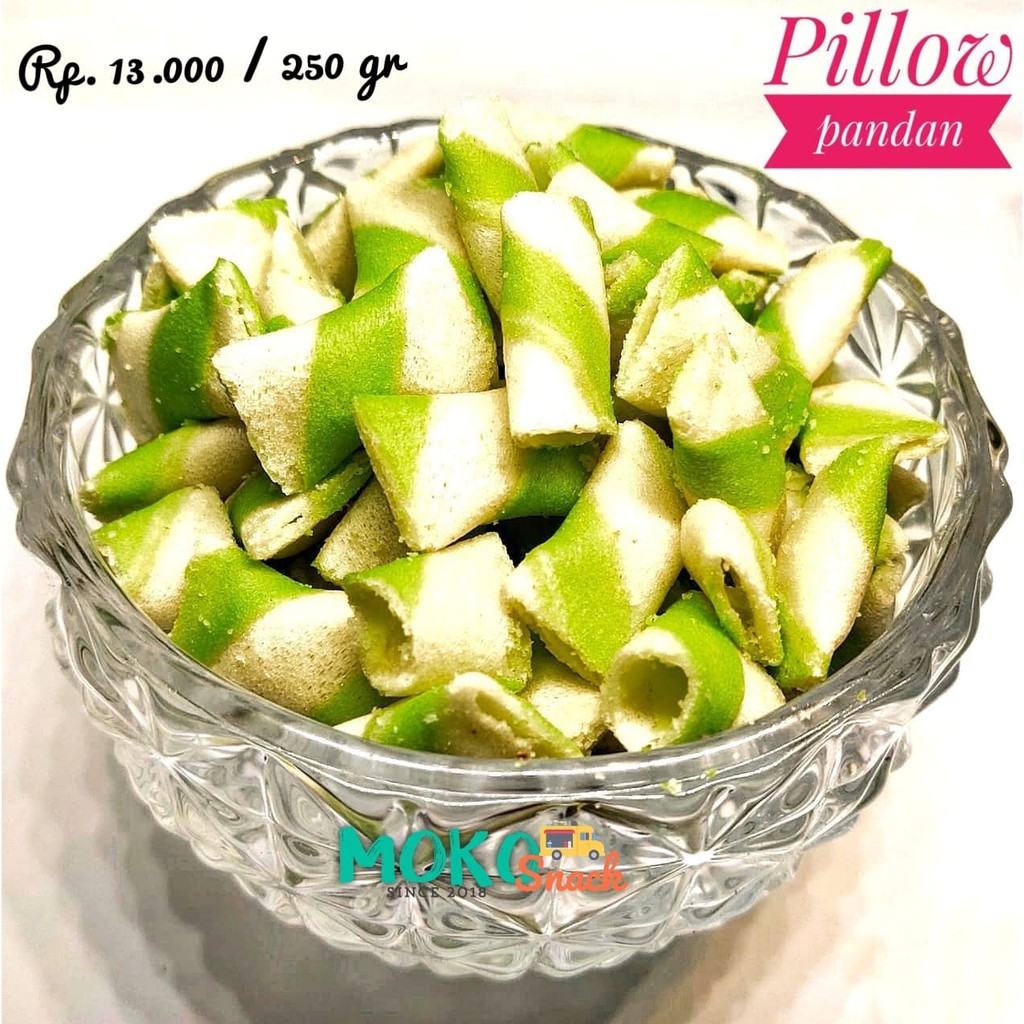 

Snack cemilan murah pillow pandan 1 kg