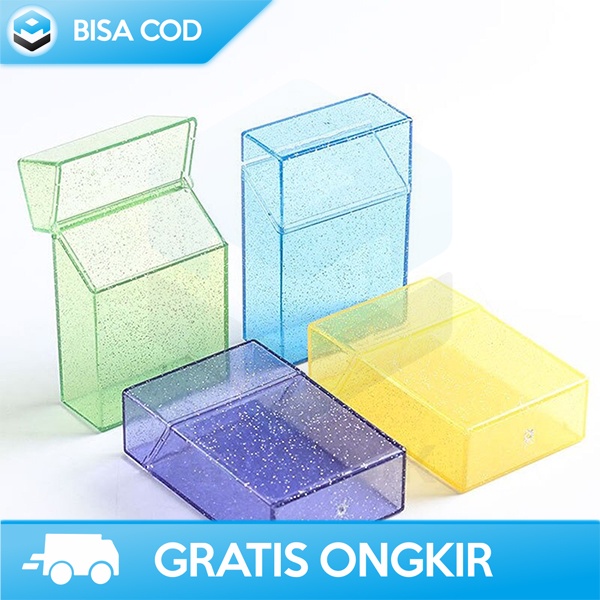 KOTAK SAFET BOX ROKOK PLASTIC RINGAN BY JOKSTAR 20 SLOT MURAH ORIGINAL