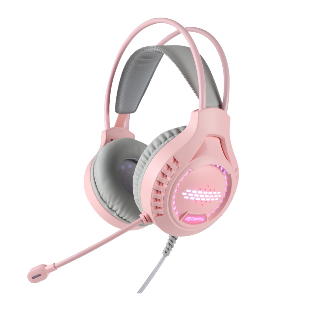 Digital Alliance VIVID RGB Gaming Headset - Pink