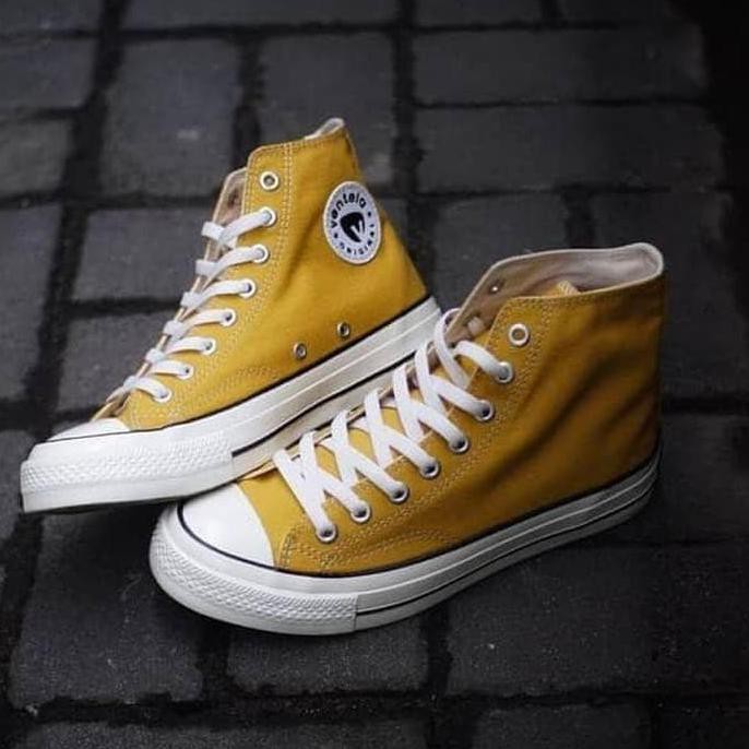 dark yellow sneakers