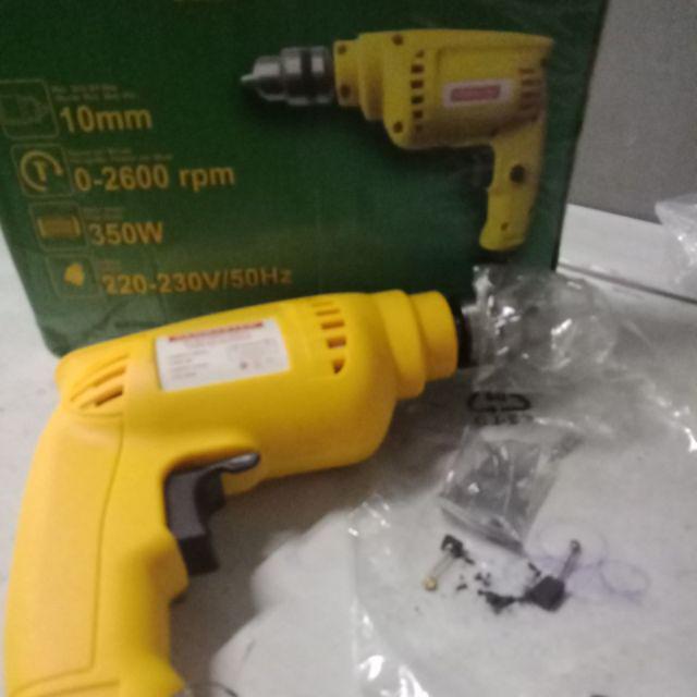 Mesin Bor Listrik 10mm Electric Drill Reversible Bolak Balik Kenmaster