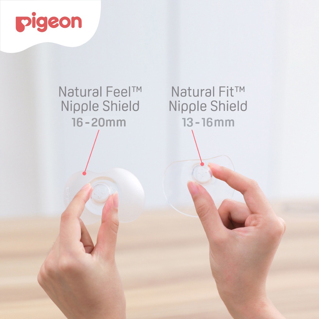 PIGEON NATURAL FEEL NIPPLE SHIELD - SIZE 3 (L)