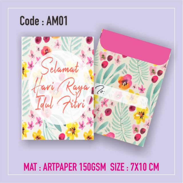 

Ampau lebaran lucu uang lipat 2 bahan tebal bagus