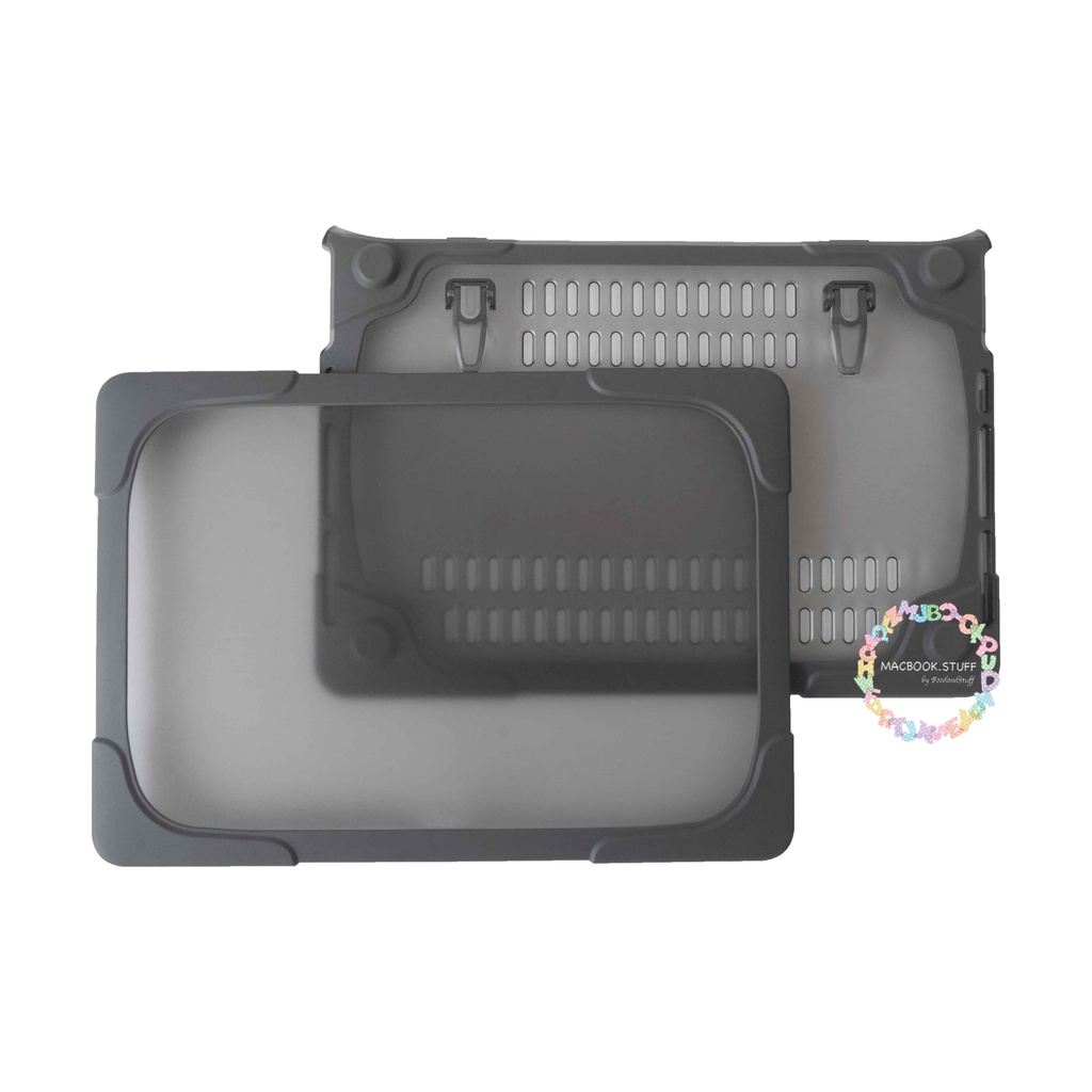 STAND MACBOOK CASE STORMY NEW AIR PRO 11 12 13 14 15 16 INCH NON /  WITH CD ROOM / TOUCHBAR / TOUCH ID / M1 M2 Max 2020 2021 2022