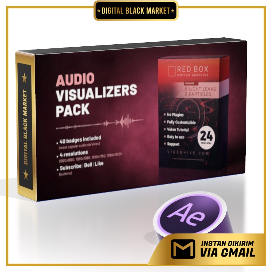 Audio Visualizers Pack V2 - After Effects Project Files