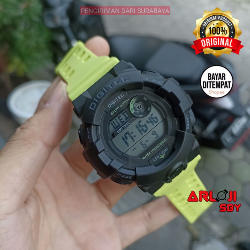 jam tangan pria DIGITEC DG 5112 original tahan air