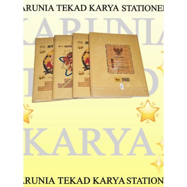 

MURAH!!!! SAMPUL COKLAT TEBAL ISI 30 LBR / UKURAN BUKU TULIS MOTIF VARIASI