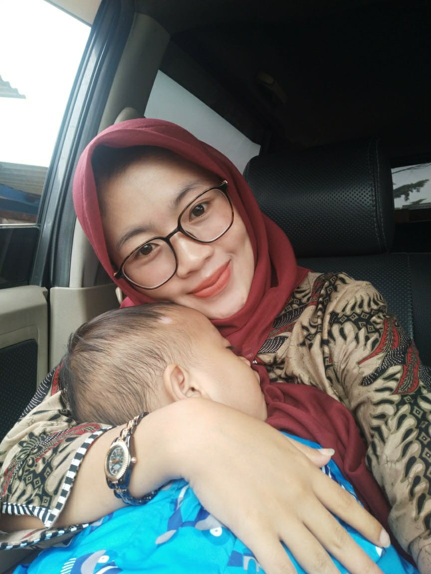 Tey-17 Batik Wanita Asj Sa Hrb026 Kenongo Kemeja Tosca Pendek