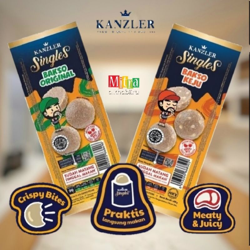 

Bakso Kanzler Singles 48gr Original | Keju