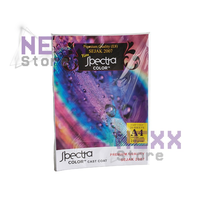 

SPECTRA NICE Cast Coated Inkjet Paper Glossy A4 210 gsm