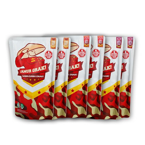 

Kripik Jamur Tiram Krispi Jamur Grak 6pcs