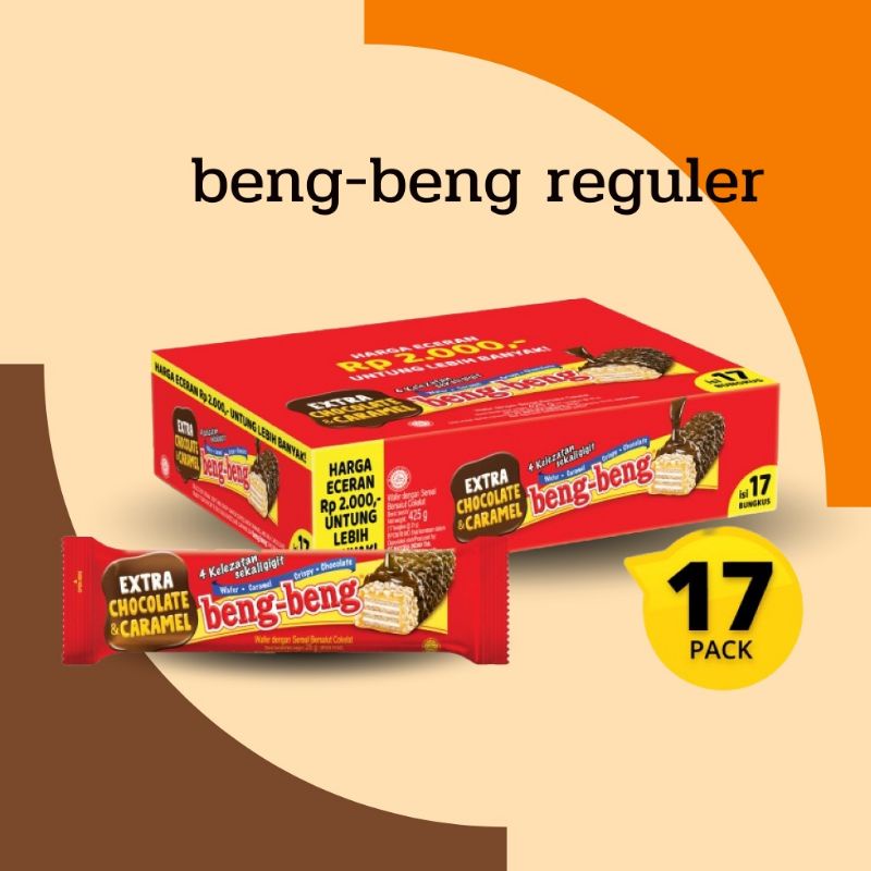 

New kemasan Beng beng perbox isi 17 pc