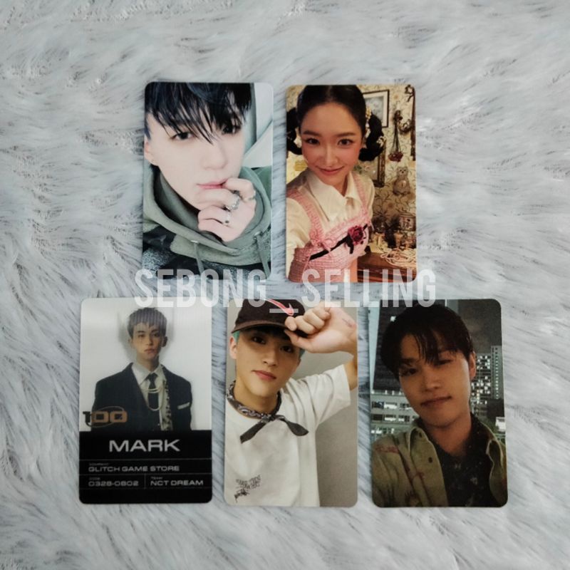 [READY] NCT DREAM JENO YOUNGSTAR BEATBOX MARK MIXTAPE CARD LENTI GLITCH MODE 127 STICKER TAEIL SEOUL