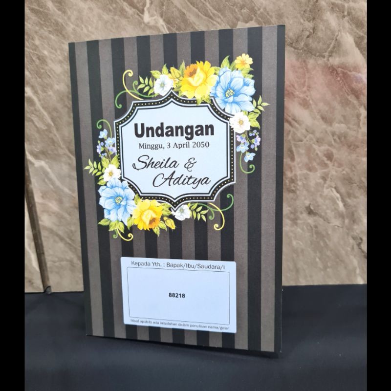 Blangko Undangan Erba 88218