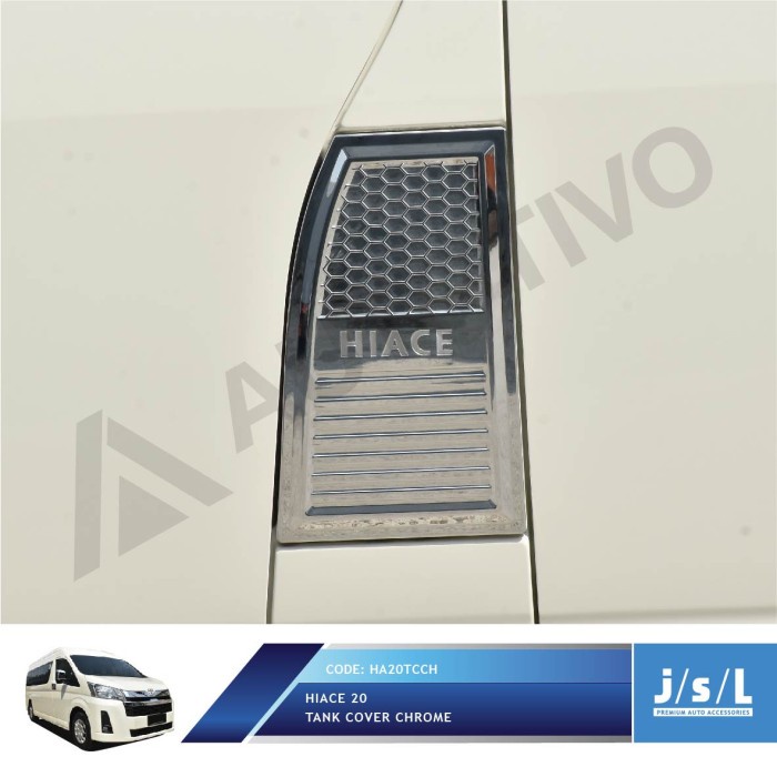 Aksesoris Fariasi Tambahan JSL Tank Cover Chrome HIace 20 Tutup Tangki Chrome Original JSL